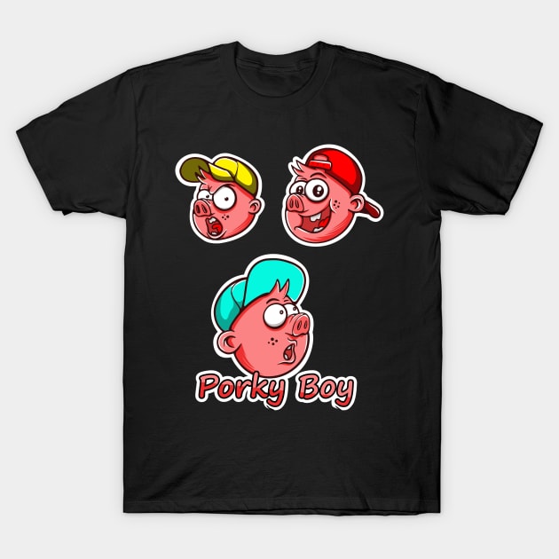 pig illustration T-Shirt by Invectus Studio Store